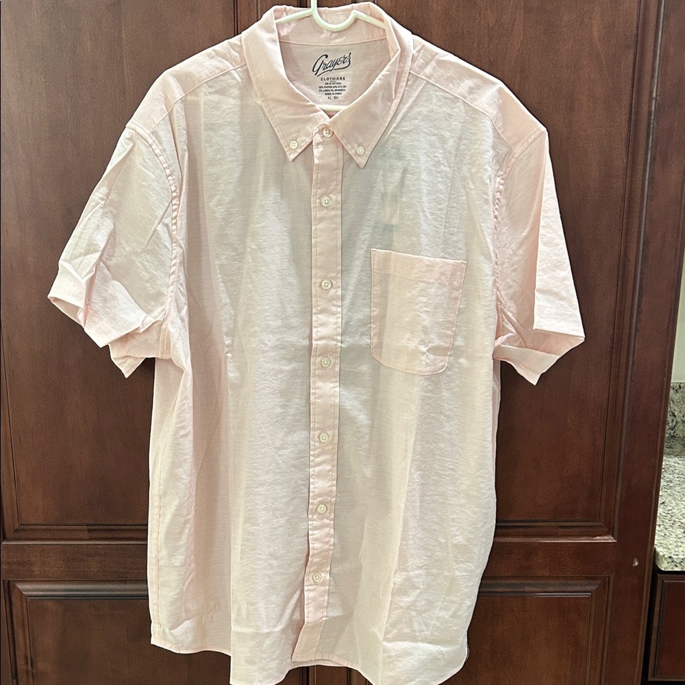 Grayer’s Button-Down Dusty Pink Shirt